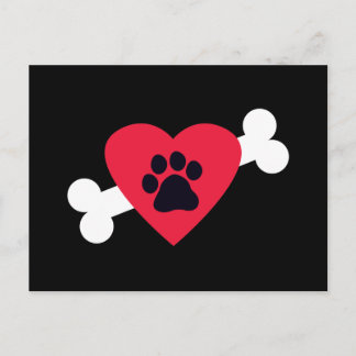 Cartão Postal Cartões-postais para Design de coração, impressão