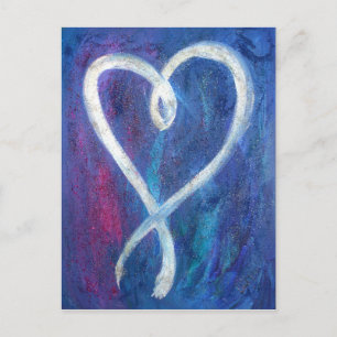 Cartão Postal Cartões-postais personalizados de pintura cardía