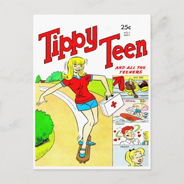 Cartão Postal Cartografia de Teen Girl (Frente)