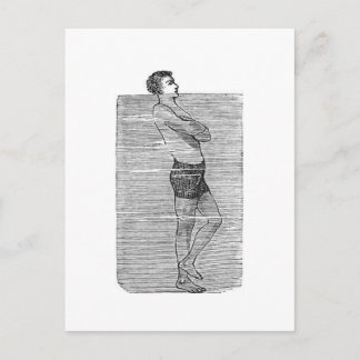 Cartão Postal Cartonagem de Cabeça Acima da Água