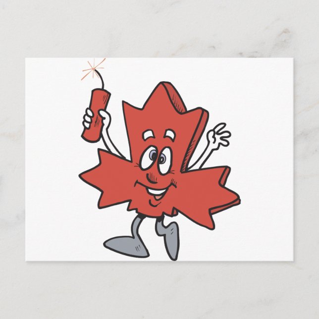 Cartão Postal Cartoon Canada (Frente)