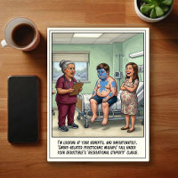 Cartoon de Revelação de Gênero na Sala de Emergênc