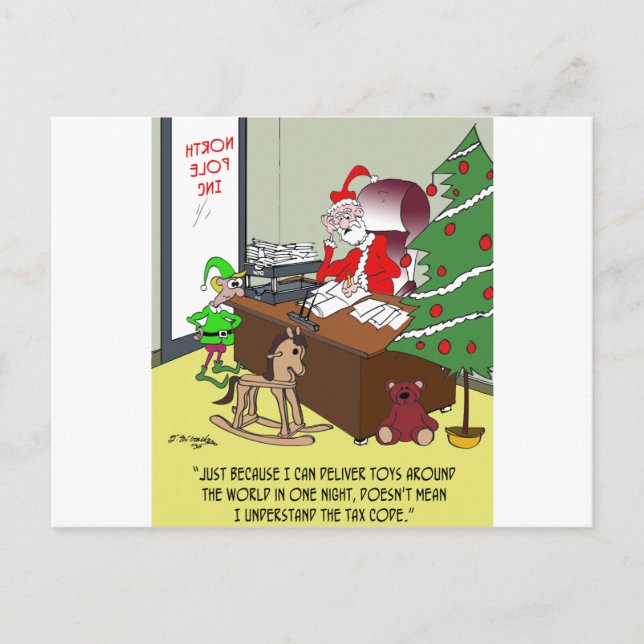 Cartão Postal Cartoon Fiscal 9532 (Frente)