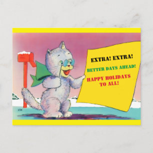 Cartão Postal Cartoon Gato-Gato-Gato (arte alterada)