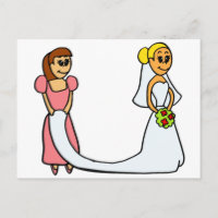 Cartoon Madrinha de casamento