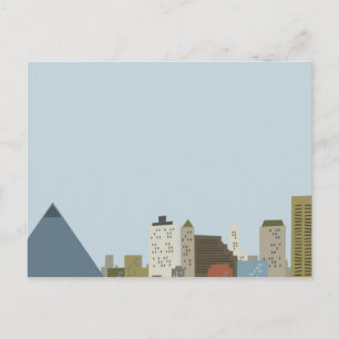 Cartão Postal Cartoon Memphis