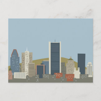 Cartão Postal Cartoon Montreal