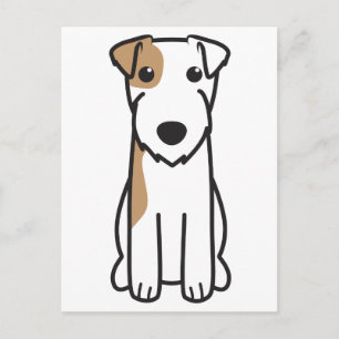 Cartão Postal Cartoon Parson Russell Terrier Dog