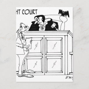 Cartão Postal Cartoon Vampire 5319