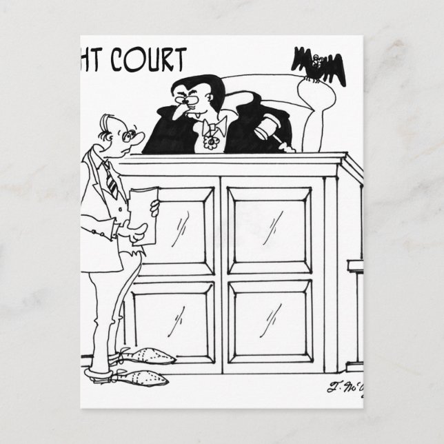 Cartão Postal Cartoon Vampire 5319 (Frente)