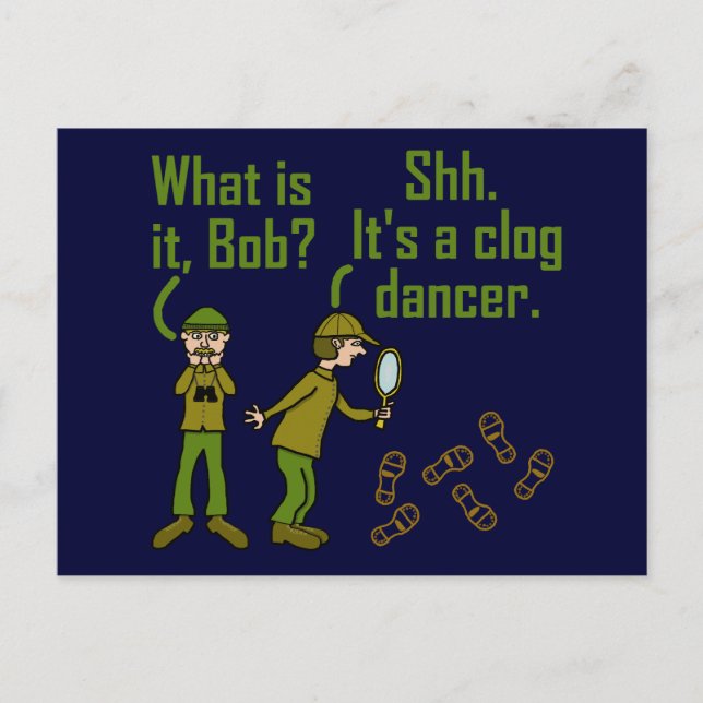 Cartão Postal Cartum de Cartoon Encantado (Frente)