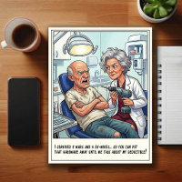 Cartum de Consultório Dentário Humorístico