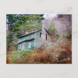 Cartão Postal Casa abandonada e Arte Digital de Caminhão