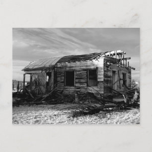 Cartão Postal Casa Abandonada Em Kelso, Califórnia