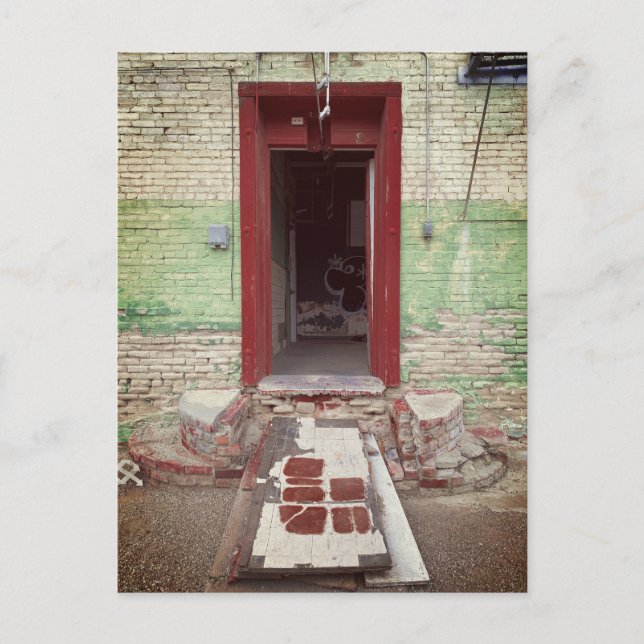 Cartão Postal Casa abandonada em Maricopa, Califórnia (Frente)