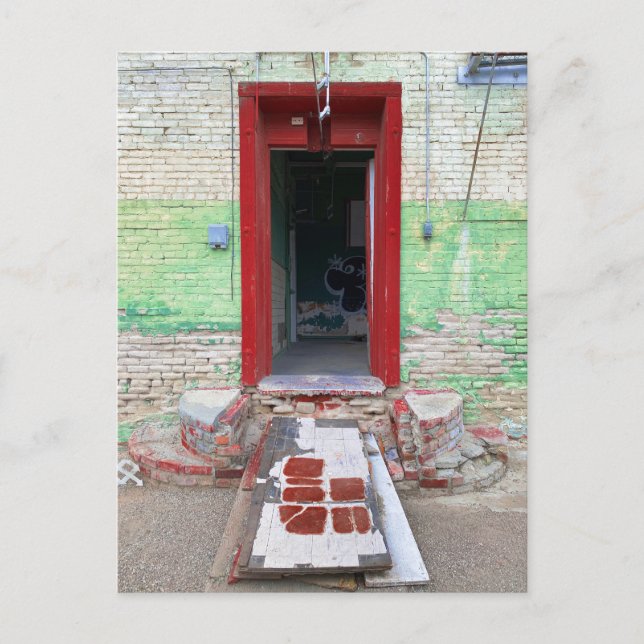 Cartão Postal Casa abandonada em Maricopa, Califórnia (Frente)