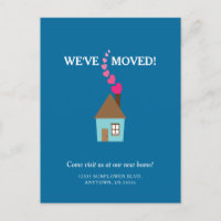 Casa Bonita com Corações Mudamos Novo Endereço