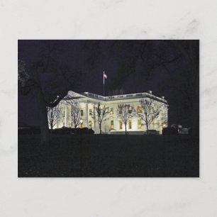 Cartão Postal Casa Branca na Noite de Washington DC 003