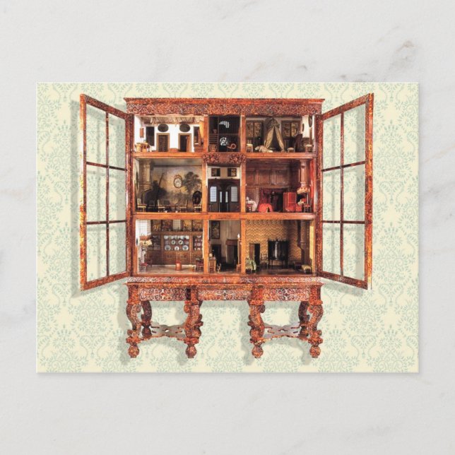 Cartão Postal Casa da boneca da Petronella Oortman (Frente)