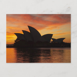 Cartão Postal Casa da Ópera de Sydney ao Amanhecer, Sydney, Nova