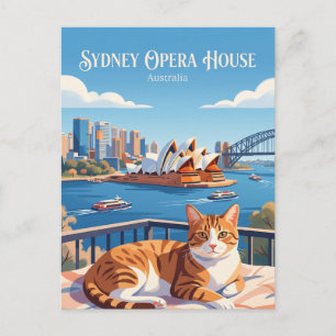 Cartão Postal Casa da Ópera de Sydney Austrália