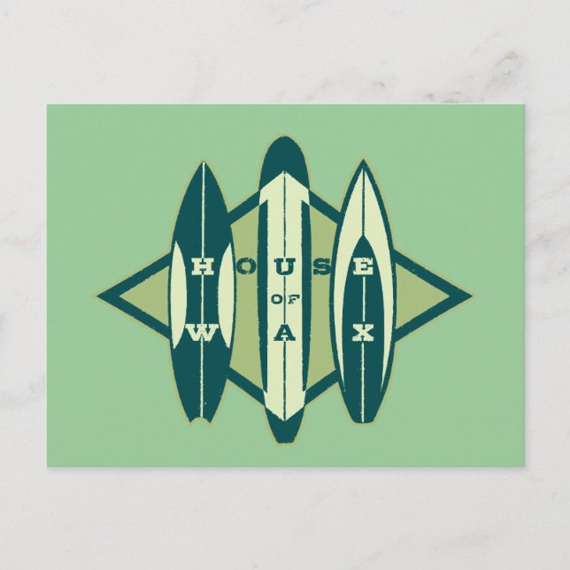 Cartão Postal Casa de Cera do Surfista (Frente)
