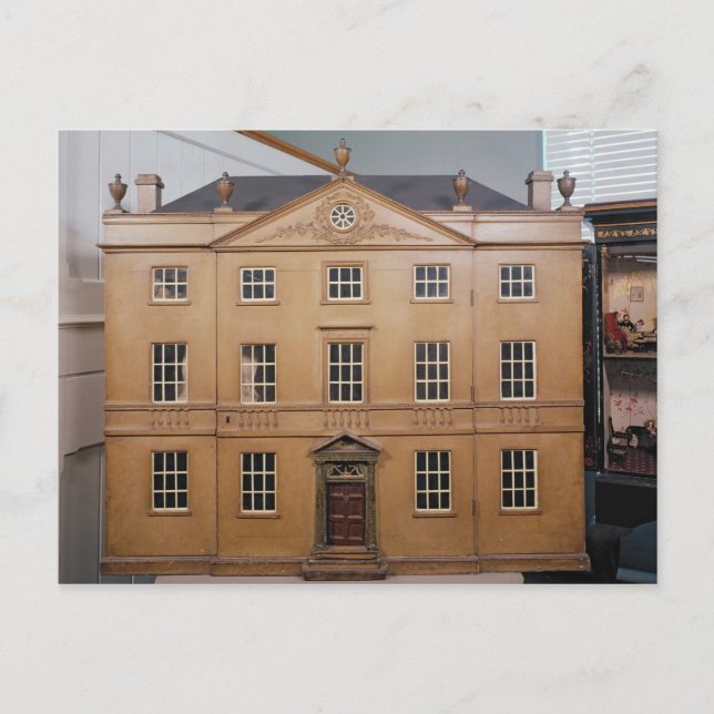 Cartão Postal Casa de Doll, estilo Neo-Clássico de Adão, c.1810 (Frente)