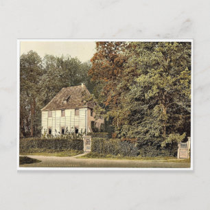 Cartão Postal Casa de Goethe, Weimar, Turíngia, Alemanha cláss