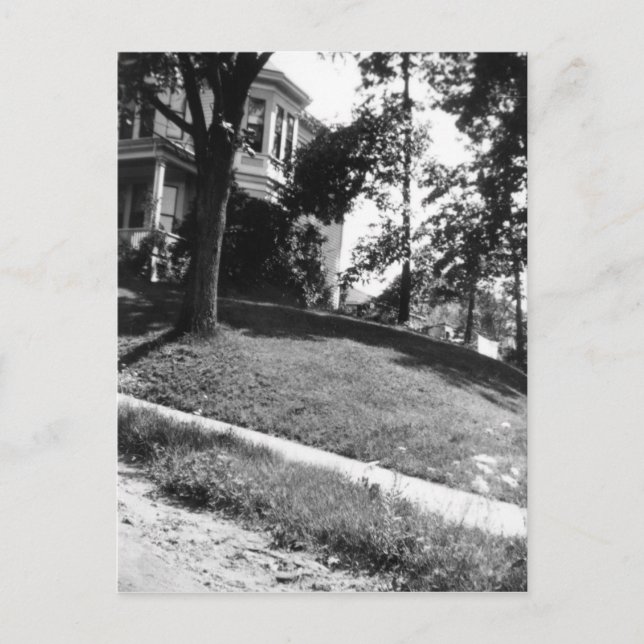 Cartão Postal Casa de Horatio Alger em Natick, Massachusetts (Frente)