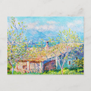 Cartão Postal Casa de Jardineiro em Antibes Claude Monet