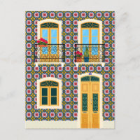 Casa de Lisboa com azulejos