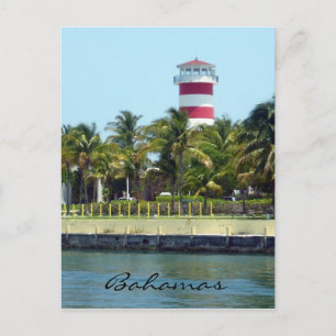 Cartão Postal casa de luz de Bahamas