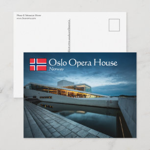 Cartão Postal Casa de Ópera de Oslo