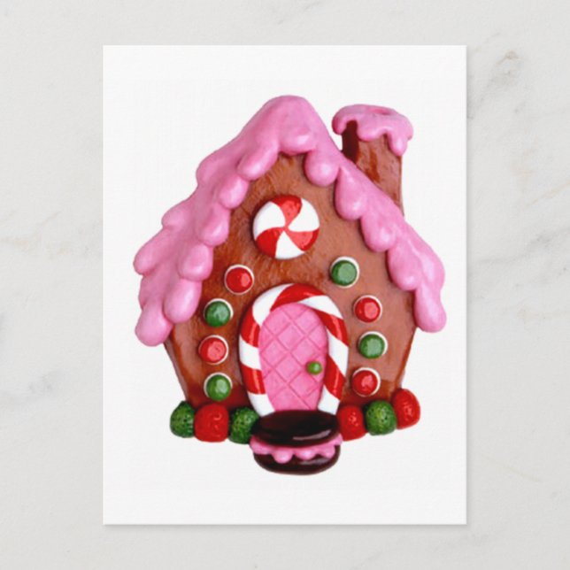 Cartão Postal Casa de pão-de-espécie (Frente)