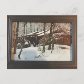 Cartão Postal Casa de Troncos Serenidade