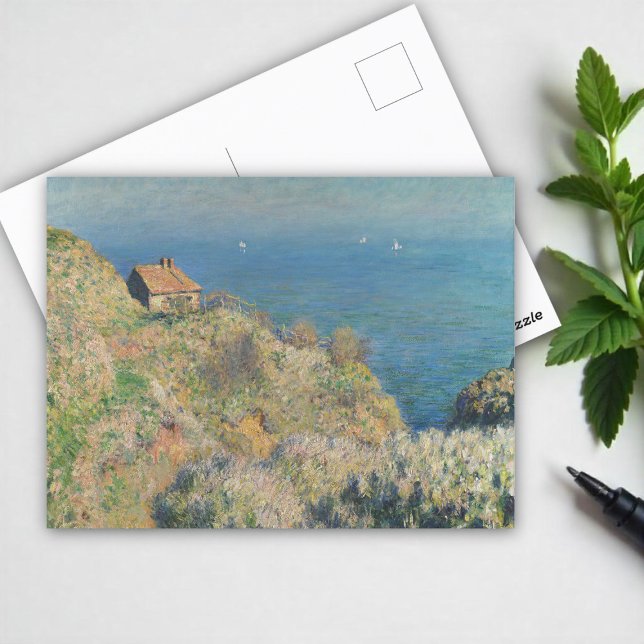 Cartão Postal Casa dos pescadores, Varengeville, Claude Monet (Criador carregado)