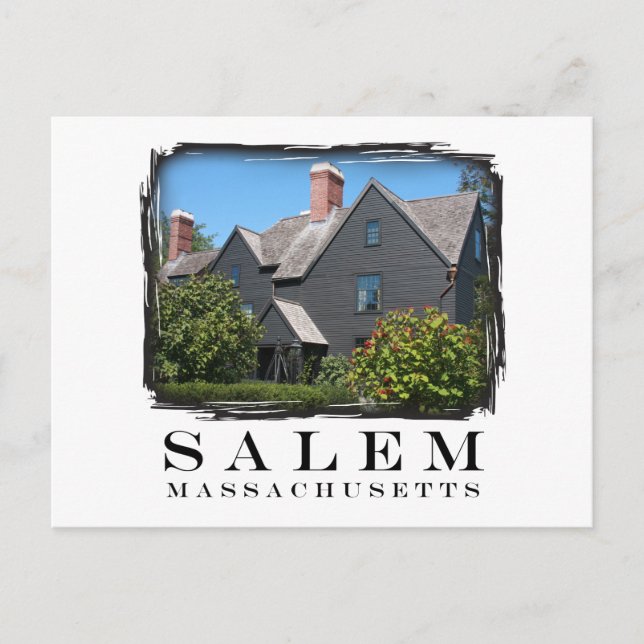 Cartão Postal Casa dos Sete Gáveis (Frente)