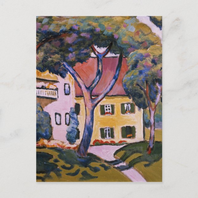 Cartão Postal Casa em uma Paisagem (Frente)