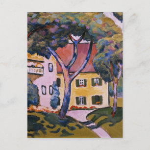 Cartão Postal Casa em uma Paisagem