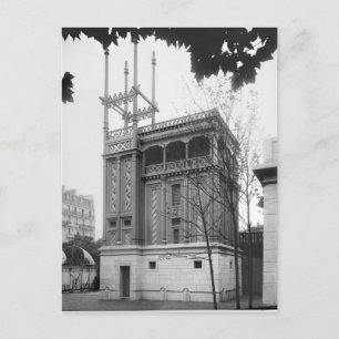 Cartão Postal Casa fenícia, Exposição Universal, Paris