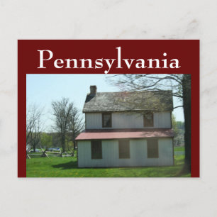 Cartão Postal Casa Histórica da Pensilvânia