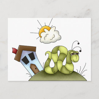 Cartão Postal Casa Lagarta Infantil