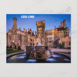 CARTÃO POSTAL CASA LOMA, TORONTO, CANADÁ