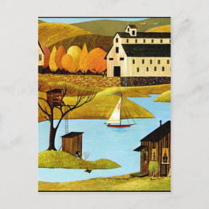 Cartão Postal Casa na árvore da ilha