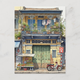 Cartão Postal Casa na Cidade de Ho Chi Minh