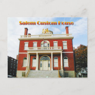 Cartão Postal Casa Personalizada, Salem, Massachusetts