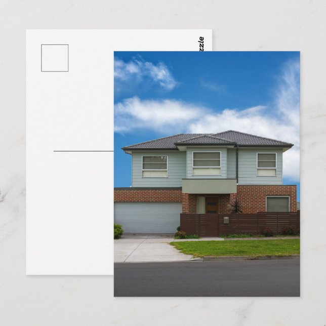Cartão Postal Casa residencial (Frente/Verso)
