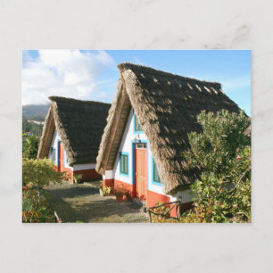 Cartão Postal Casa típica da ilha da Madeira, Portugal