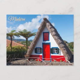 Cartão Postal Casa tradicional de Santana na Madeira, Portugal