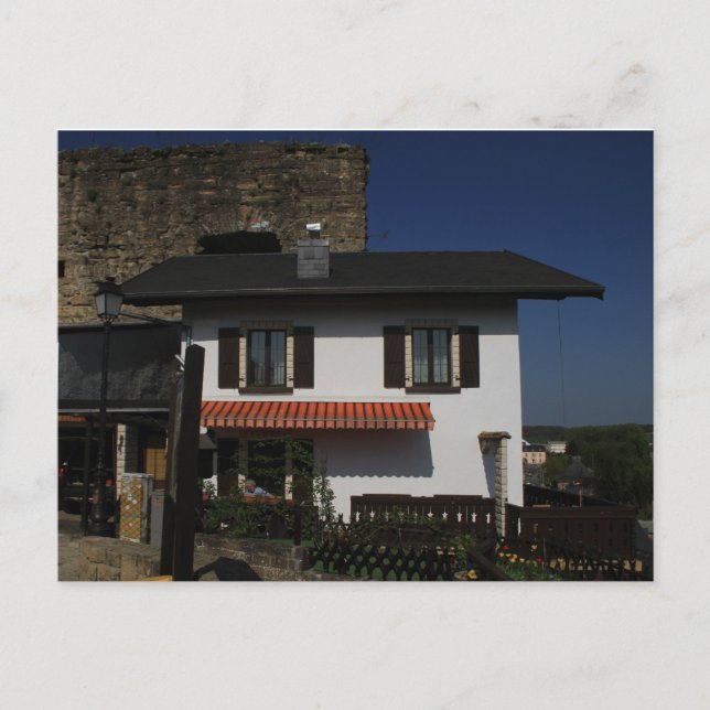 Cartão Postal Casa tradicional em Luxembourg, Luxembourg (Frente)